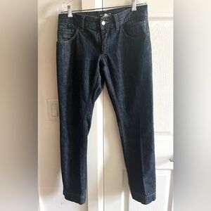 Dolce & Gabbana Deep Indigo Dark Blue Mid Rise Straight Leg Jeans Size 46